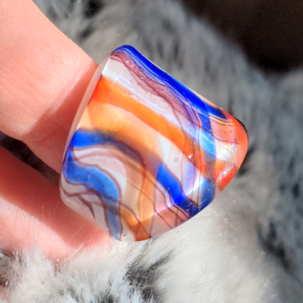Venetian Glass (but safe) Ring - Murano like